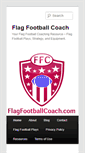 Mobile Screenshot of flagfootballcoach.com